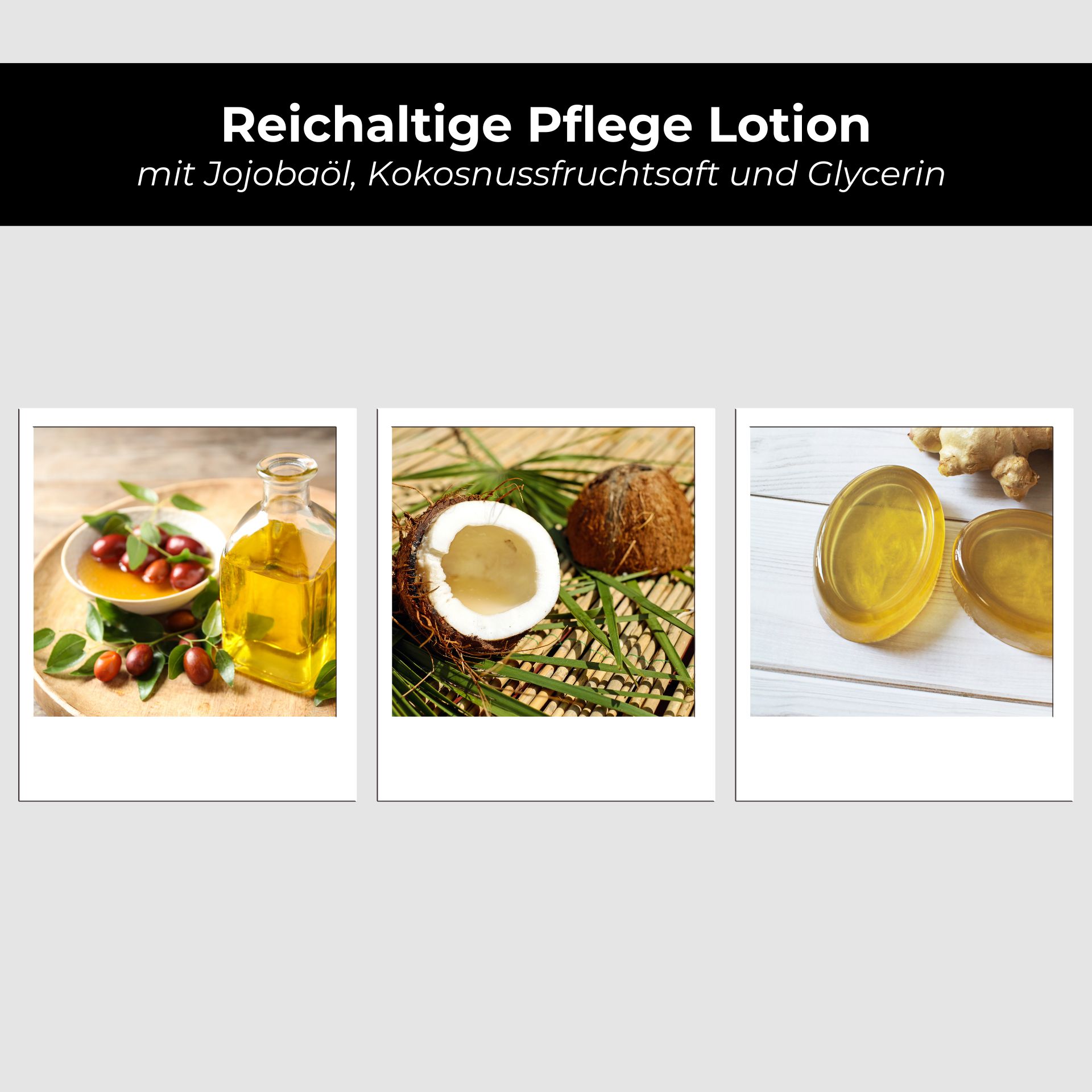 RAU Eternal Moist Body Lotion 250 ml - Intensive Feuchtigkeit für streichelzarte Haut Reichhaltige Pflege Lotion mit Jojobaöl, Kokosnussfrucht und Glycerin, Zutaten zur intensiven Hautfeuchtigkeit und Pflege.