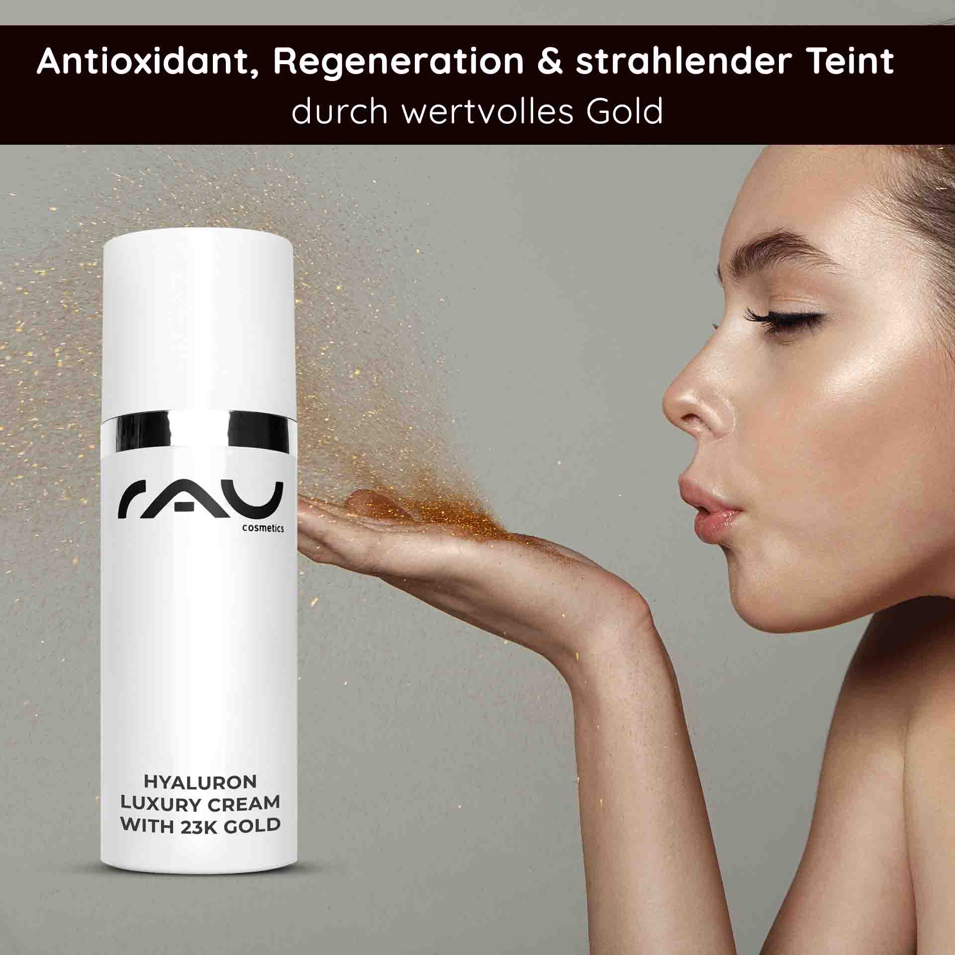 Антивозрастной крем Hyaluron Luxury Cream с 23-каратным золотом 50 мл