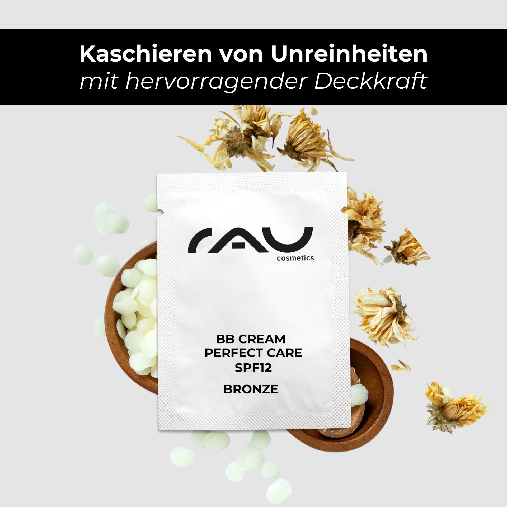 RAU BB Cream Perfect Care Bronze 8 ml - Уход за лицом и макияж в одном лице RAU BB Cream Perfect Care Bronze 8 ml - Уход за лицом и макияж в одном лице