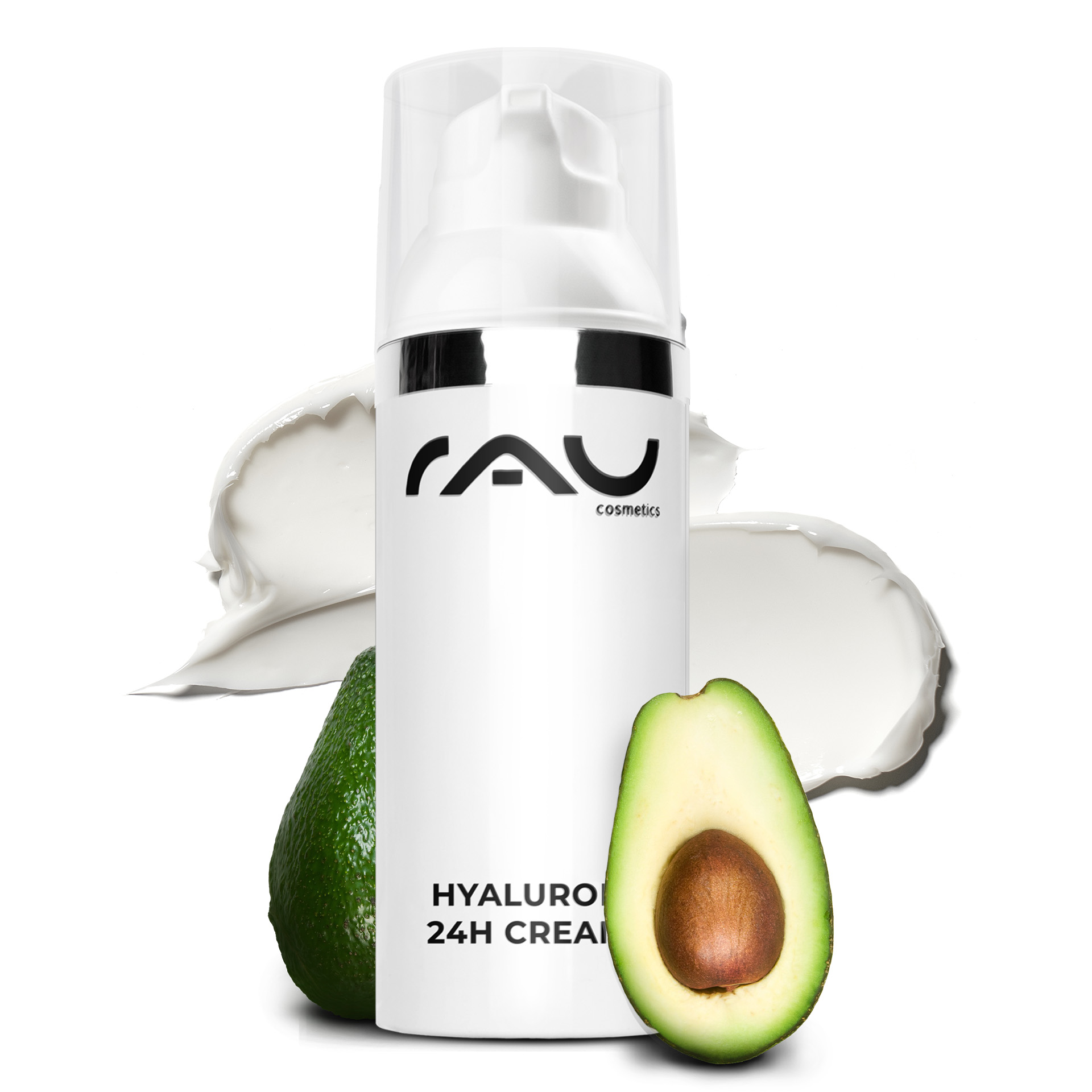 Гиалуроновый крем 24 часа 50 мл Гиалуроновый крем для ухода Essen, Obst, Pflanze, Produzieren, Avocado