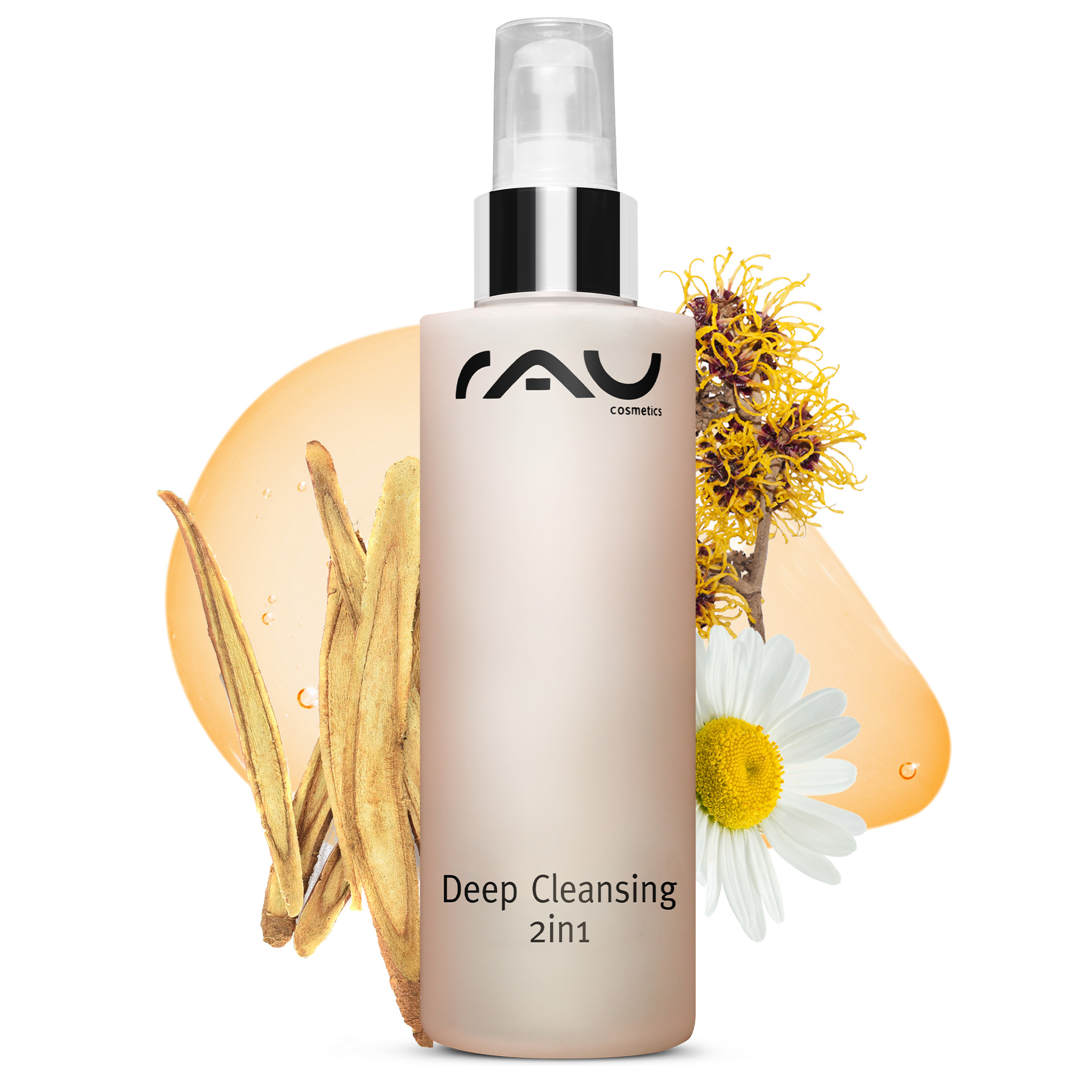 Тоник для лица 2в1 200 мл 2в1 Deep Cleansing 2in1 Flasche, Kosmetik, Parfüm, Lotion, Gänseblümchen