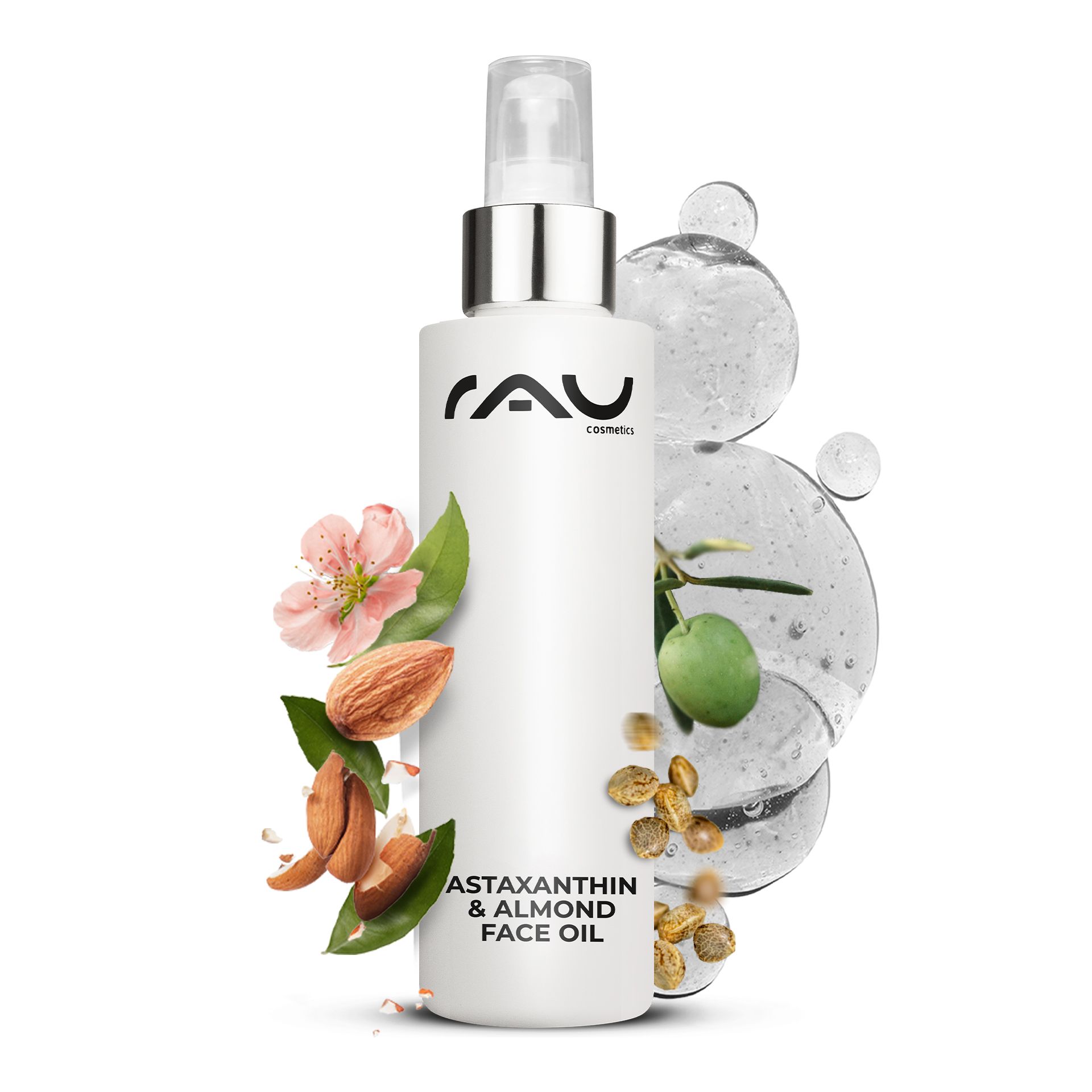 Astaxanthin & Almond Face Oil 100 ml Flasche, Lotion