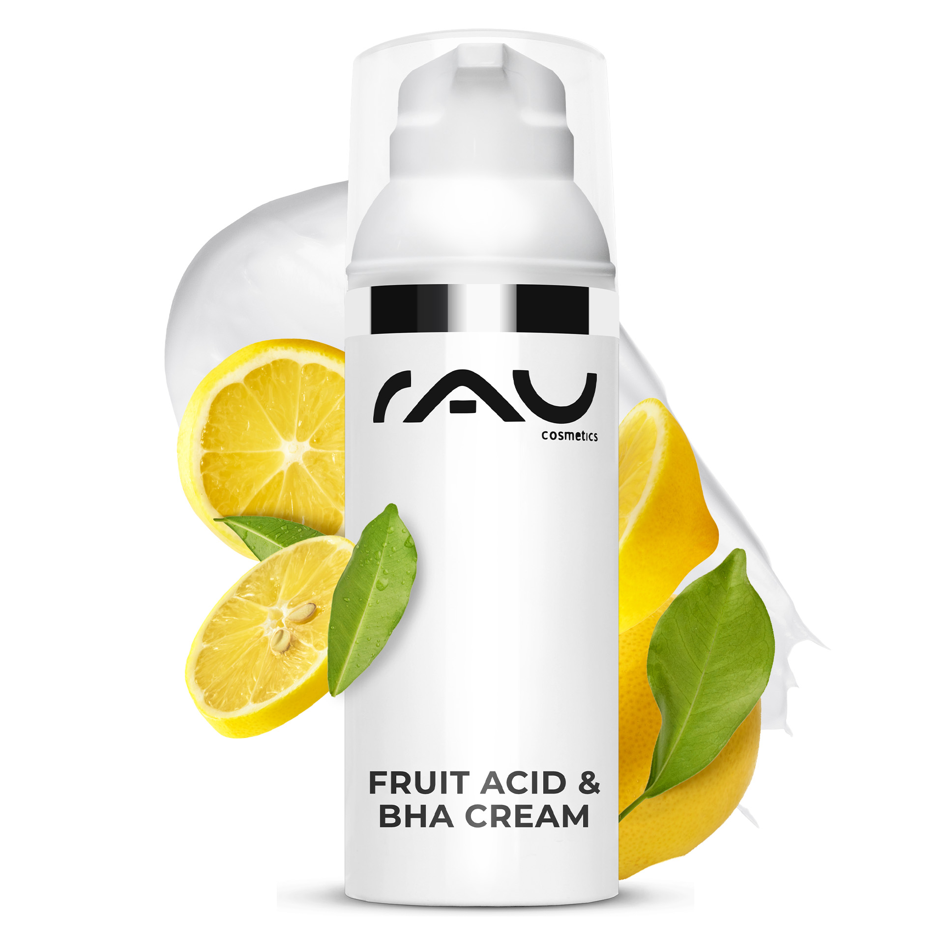 Крем с фруктовыми кислотами и BHA 50 мл - Крем с фруктовыми кислотами BHA Zitrusfrucht, Obst, Produzieren, Zitrone, Shaker