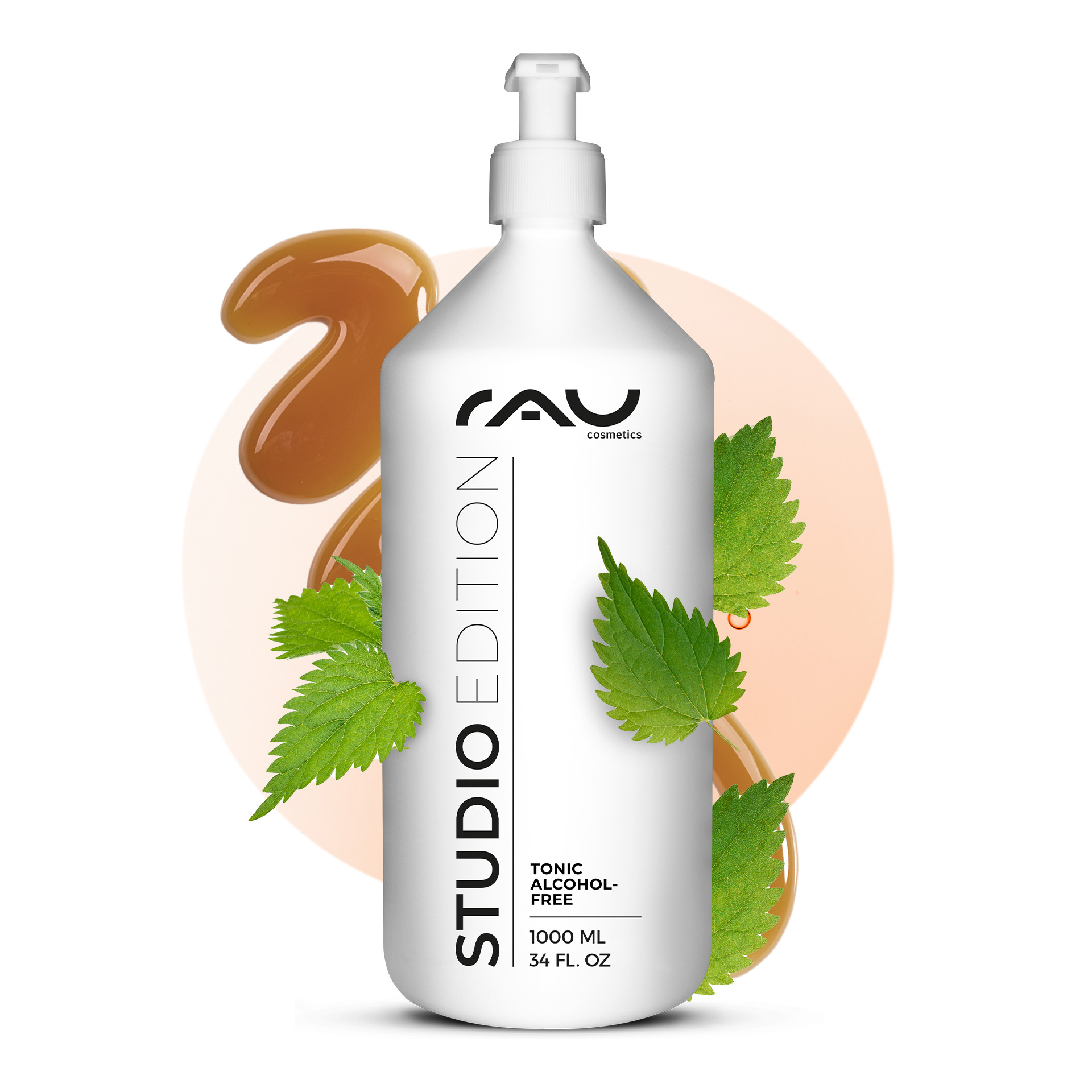 Тоник без спирта 1000 мл с экстрактом крапивы Flasche, Lotion, Kräuter, Pflanze, Kräuterig