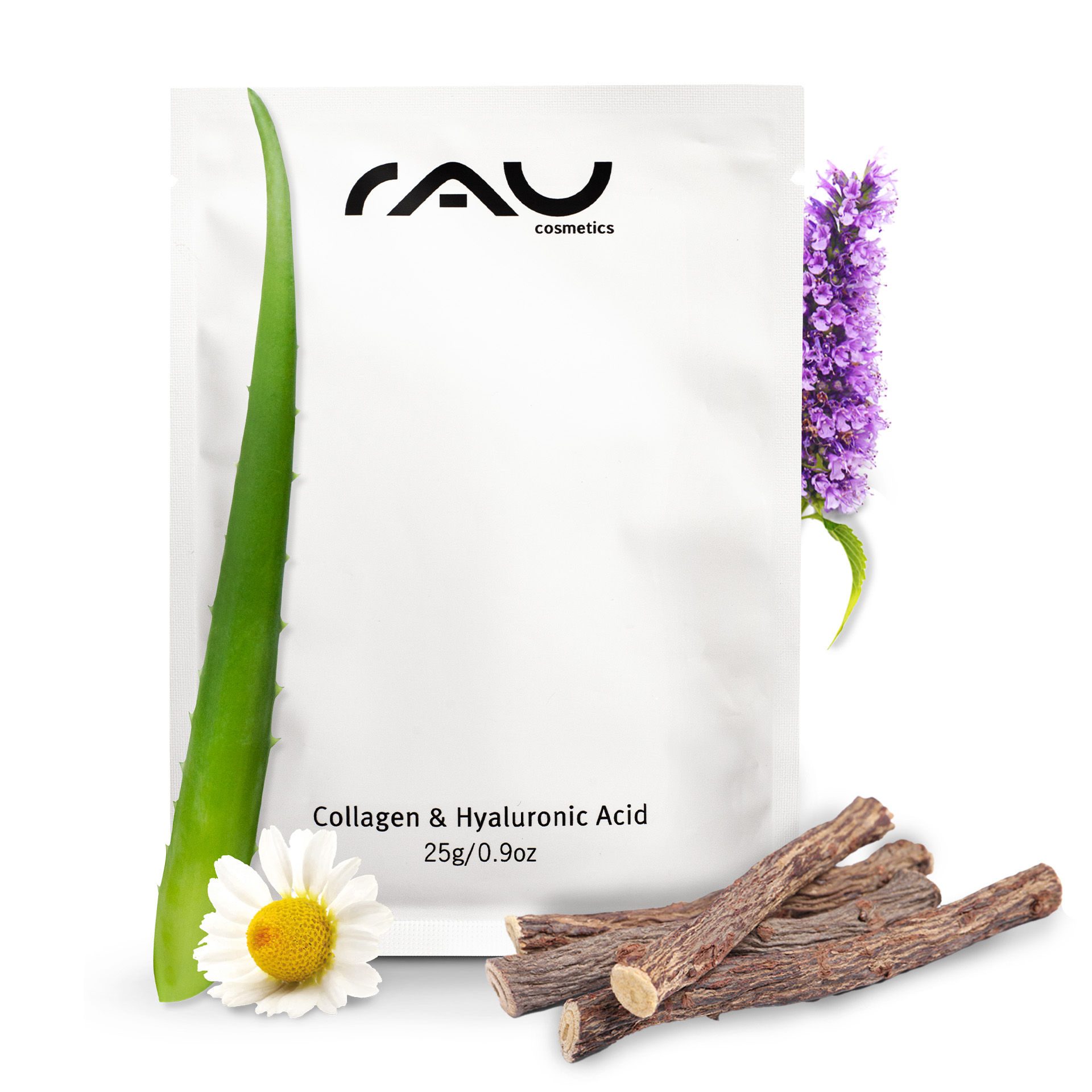 Маска-флизелин с коллагеном и гиалуроновой кислотой и пантенолом Blume, Pflanze, Kräuterig, Kräuter, Blumen-Arrangement