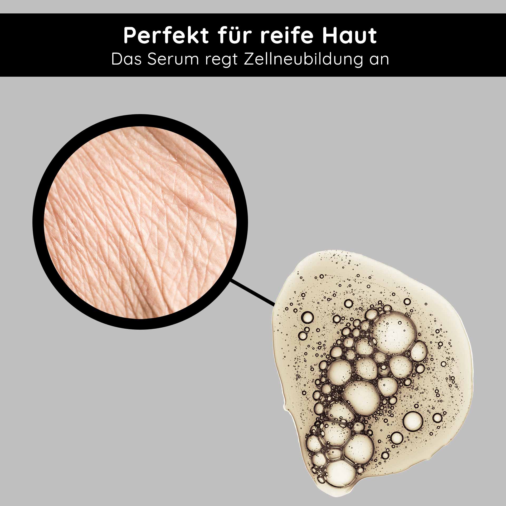 Ампулы с витамином А 14х2 мл Сыворотка с ретинолом Perfektes Serum für reife Haut, angereichert mit feuchtigkeitsspendenden Blasen, zur Förderung der Zellneubildung und Hautregeneration.