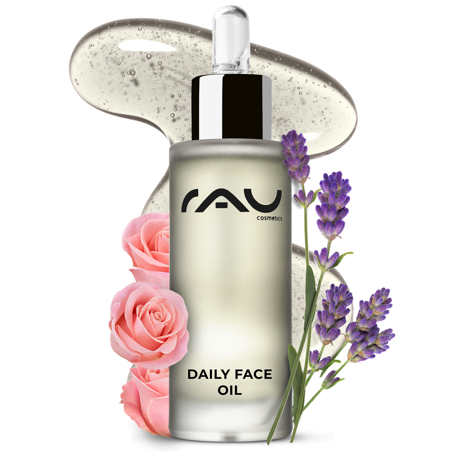 Ежедневное масло для лица 30 мл Питательное масло для ночи Flasche, Blume, Rose, Kosmetik, Parfüm