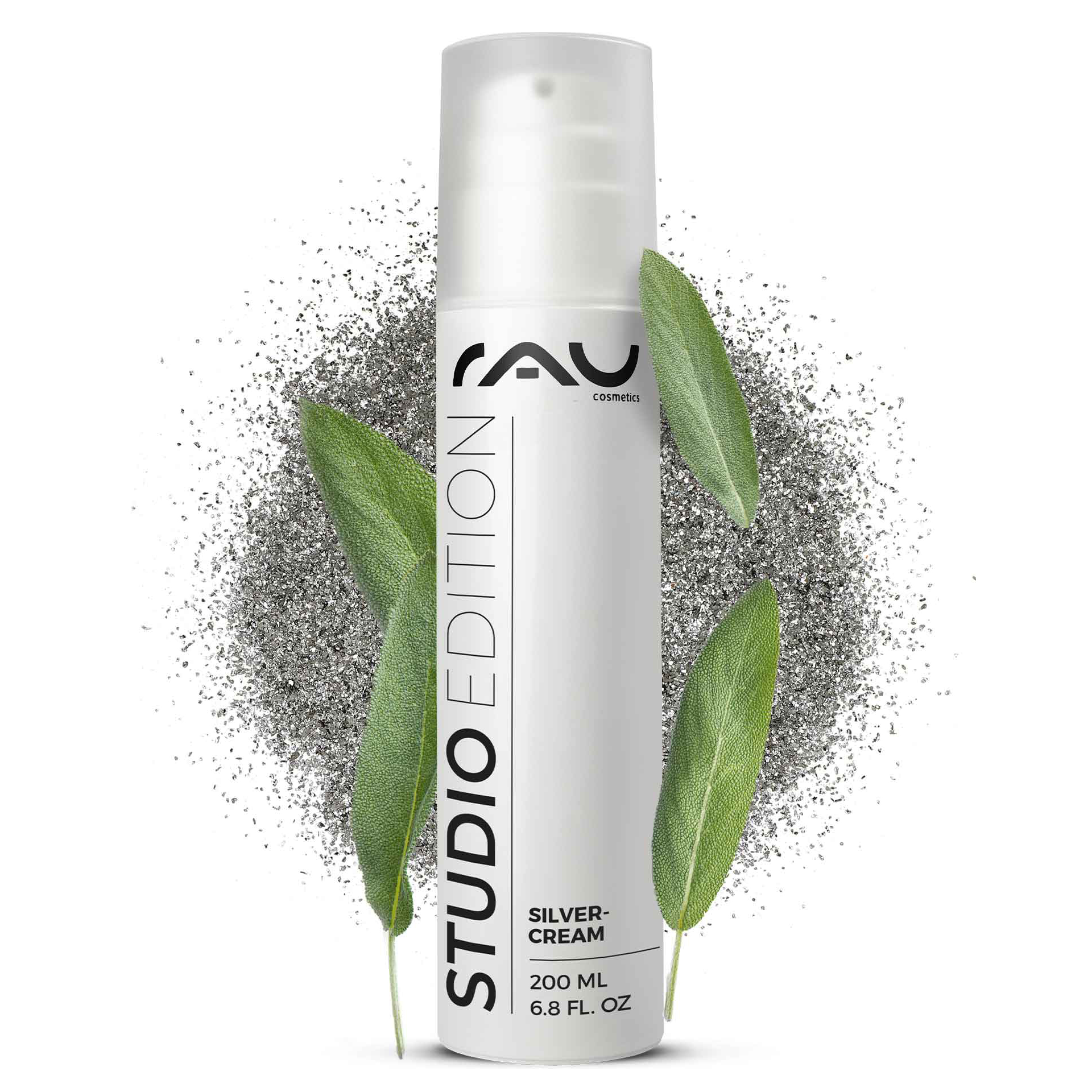 Silvercream 200 мл для нечистой кожи с микросеребром Kräuterig, Kräuter, Pflanze, Flasche